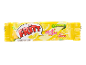 Rumena žvečljiva ploščica z rezinami limone, označena z 'Chewy Candy' in '6 Strips'.