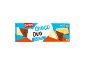 Choco Duo mlečni in beli čokoladni piškoti, 6x2 pakiranja, 160g.