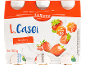 L. Casei jogurtni napitek z jagodo, obogaten z vitaminoma B6 in D, pakiranje 6x100g.