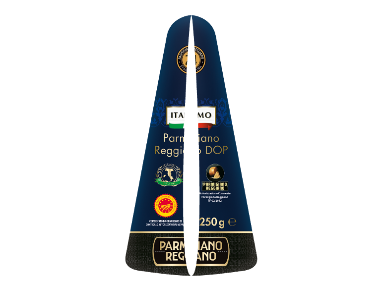 Embalaža za sir ITALIAMO Parmigiano Reggiano DOP, 250 g.