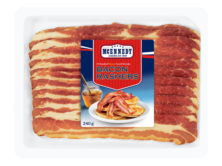 Pladenj medeno dimljene slanine, 12 rezin, 240 g