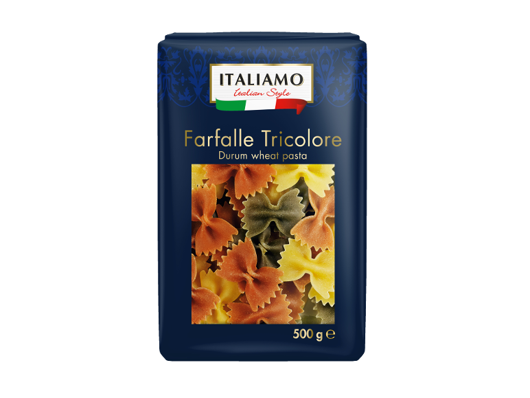 Paket tricolor farfalle testenin iz trde pšenice, 500 g