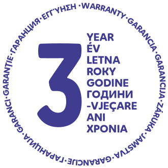 Oznaka 3-letne garancije v več jezikih