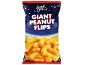Vrečka velikanskih arašidovih flips z napisom „GIANT PEANUT FLIPS“ in „450 g ℮“.