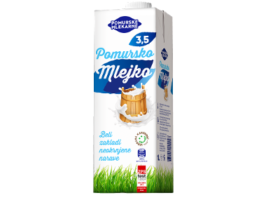 mleko pomursko, ik, 3,5% m.m., 1l