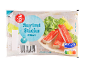 Zamrznjene surimi palčke s predlogom za serviranje s solato in limono, 16 kosov, 250g.