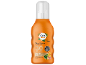 Sprej za sončenje SPF 30 z UVA/UVB zaščito, vodoodporen in veganski.