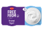 Jogurt brez laktoze, 0% maščobe, 2 x 170g.