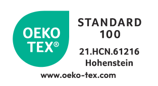 OEKO-TEX® STANDARD 100 certifikat, številka 21.HCN.61216 Hohenstein