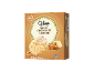 Škatla sladoledov z belo čokolado in mandlji, 6 kosov, 720 ml / 504 g.