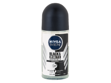 deodorant roll on men black & white power, nivea, 50 ml