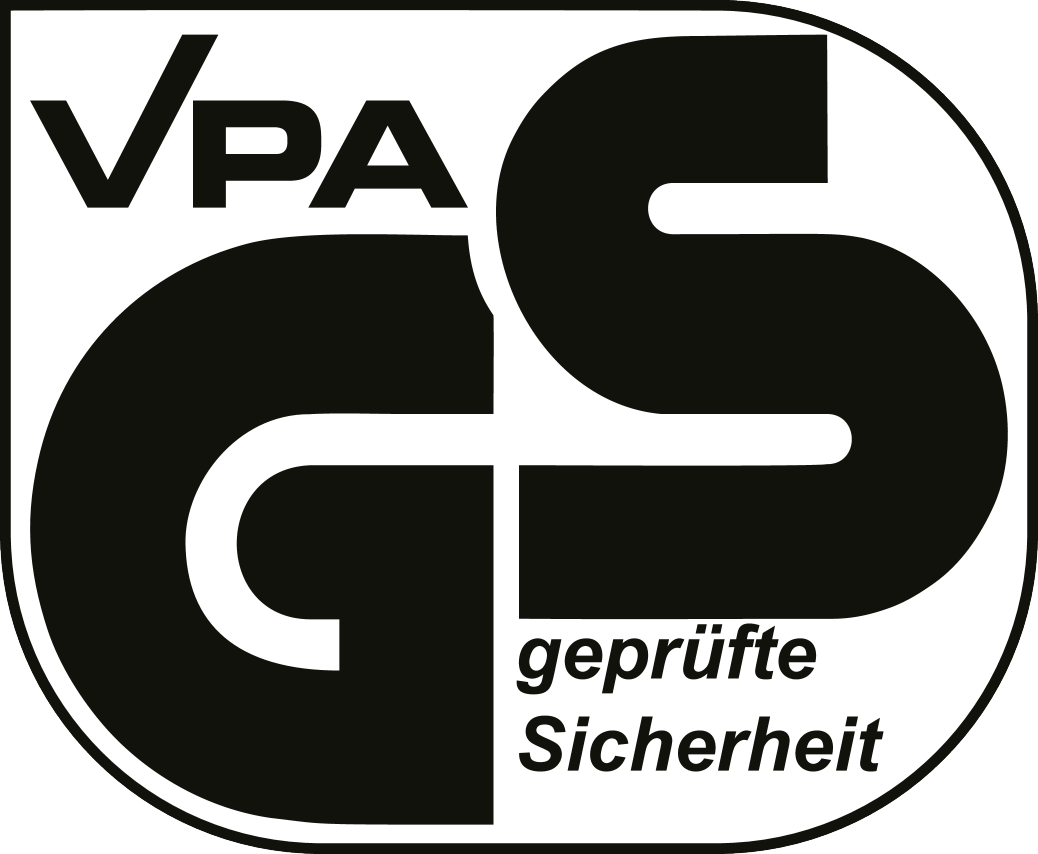 VPA GS pečat, preizkušena varnost.