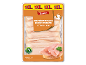 Pakiranje tanko narezanih kuhanih in dimljenih puranjih prsi, 400g, z logotipom XXL.