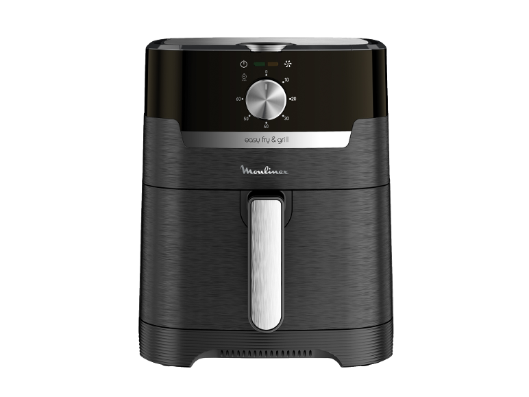 Moulinex Easy Fry & Grill cvrtnik na vroč zrak v črni in srebrni barvi