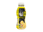 Rumeni bananin mlečni napitek s 35g beljakovin, brez dodanega sladkorja, 330 ml.
