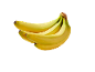Šopek zrelih rumenih banan.