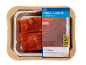 Lososovi fileji za žar, mehiški stil, 2x125g, pripravljeni za kuhanje v pladnju.