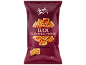 Vrečka prigrizkov z okusom šunke, z napisom 'Snack Day Ham Flavoured Snack' in '130 g e'.