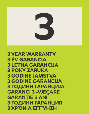 3 leta garancije