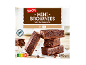 Mini browniji s koščki čokolade, pakiranje 8 kosov, 240g, z oznako Nutri-Score E.
