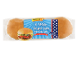 Beli burger žemljice v ameriškem slogu, predhodno narezane, 300 g.