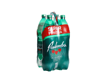 gazirana naravna mineralna voda classic, radenska kraljevi vrelec, 4x1,5l