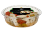 Lignji v mediteranskem slogu v prozorni posodi, 150 g.