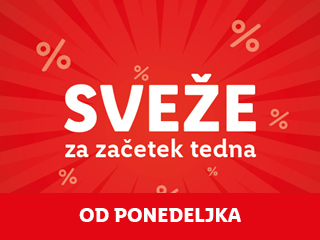Sveže za začetek tedna