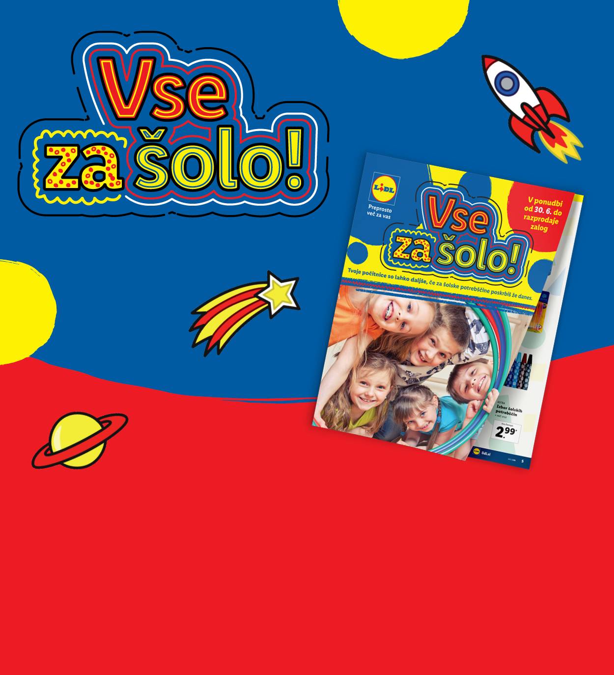 Lidl-ov katalog ponuja vse za šolo po ugodnih cenah.