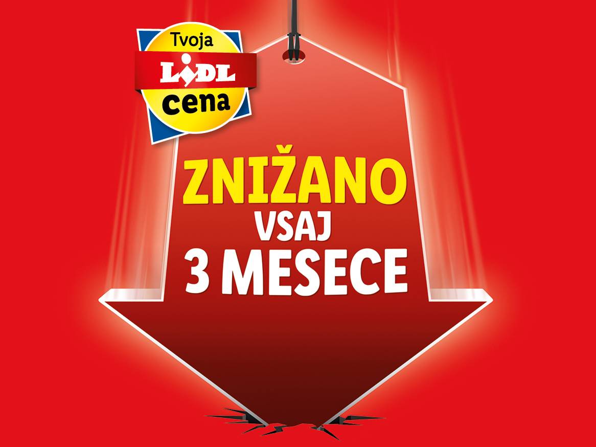 Znižano vsaj tri mesece