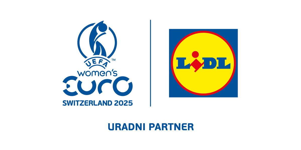 Lidl, uradni partner UEFA Women's EURO 2025 v Švici.