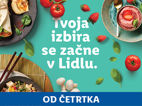 Lidlova ponudba hrane se začne v četrtek.