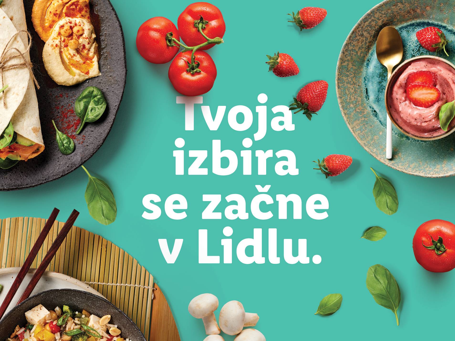 Lidl ponuja široko izbiro zdravih in okusnih jedi.