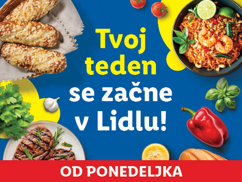 Lidl-ov teden se začne s ponudbo hrane, vključno s pečenimi izdelki, mesom in azijsko hrano.