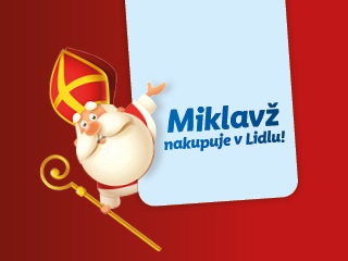 Miklavž nakupuje v Lidlu