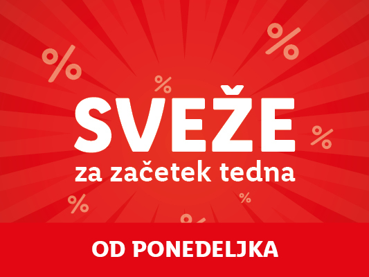 Sveže za začetek tedna