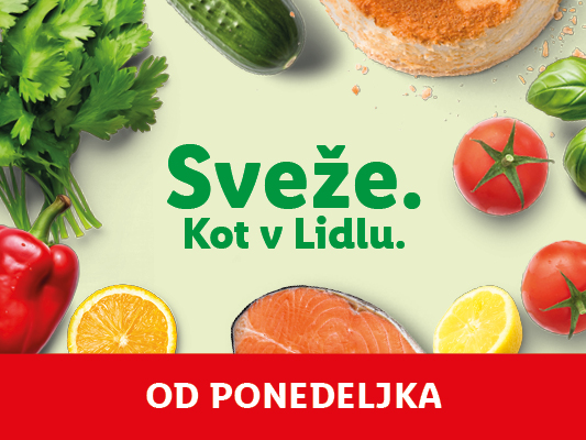 Sveže. Kot v Lidlu