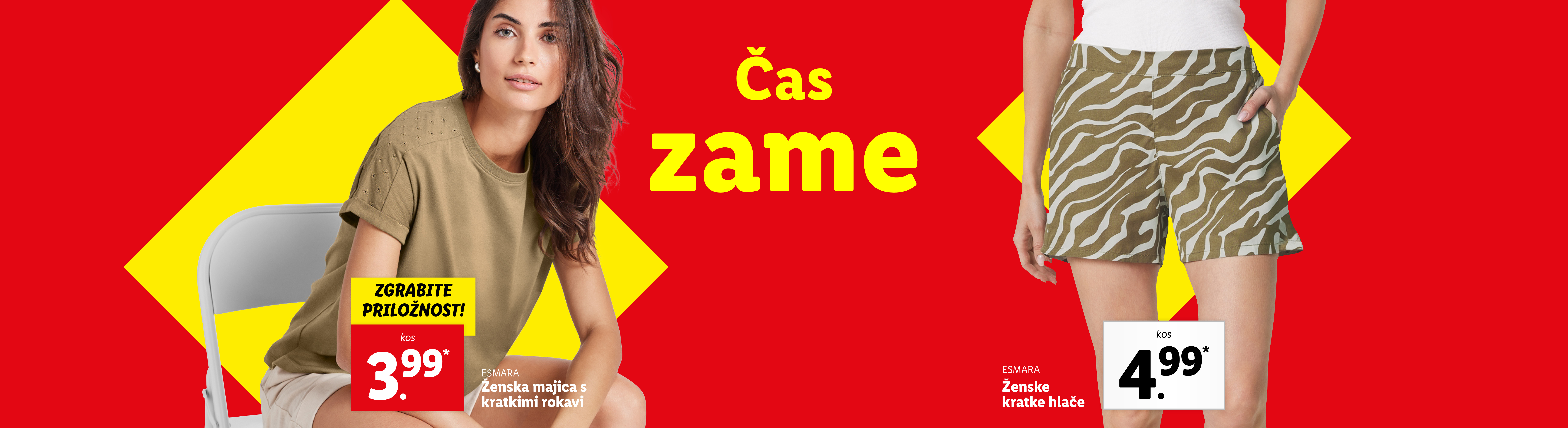 Ponudba oblačil: Čas zame!