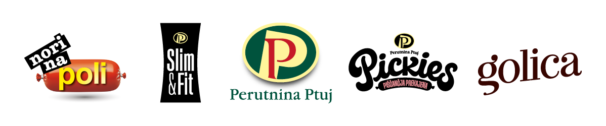 Različni izdelki iz perutnine, vključno s klobasami, narezki in piščančjimi izdelki.