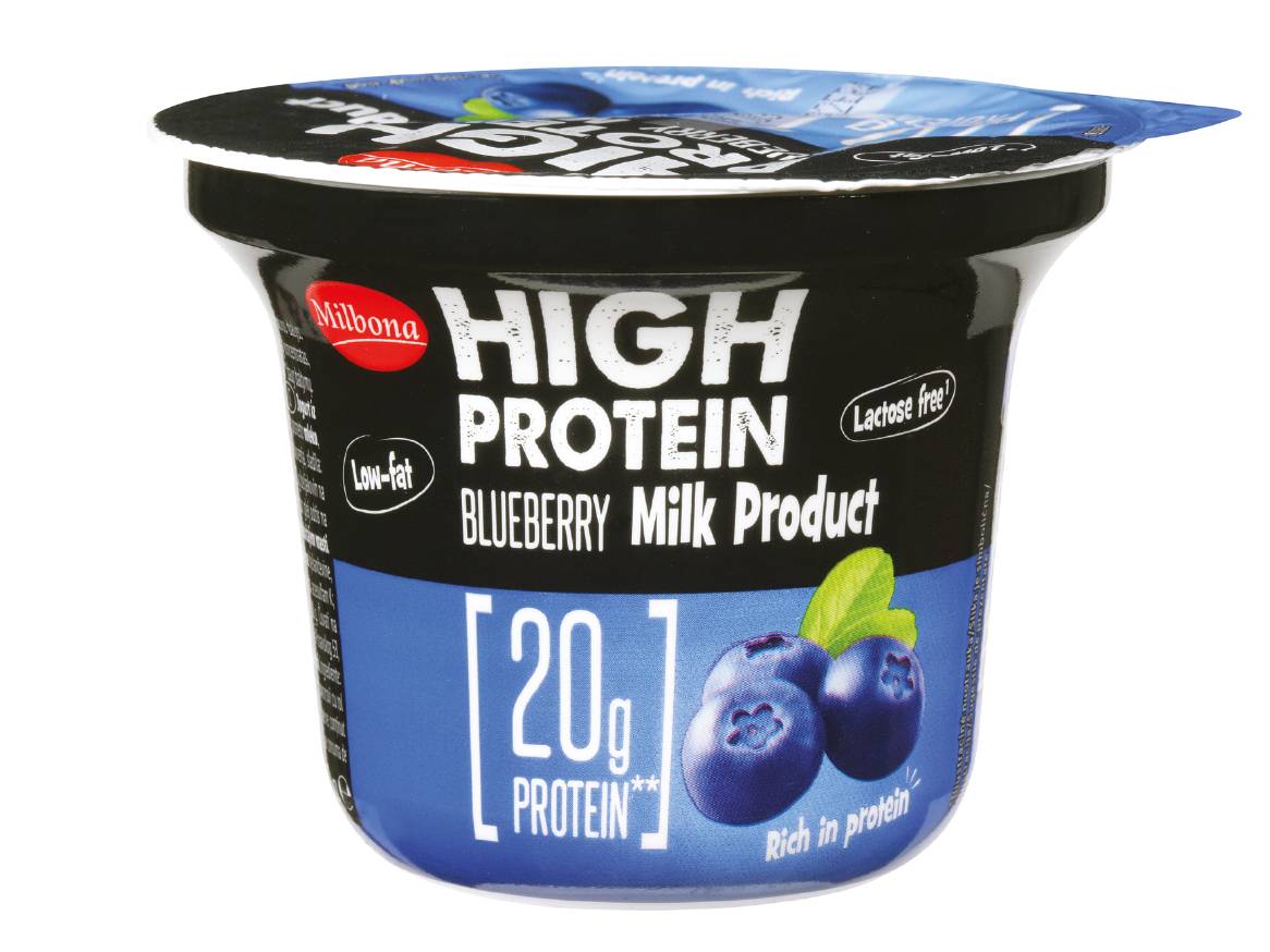 Proteinski sadni jogurt: borovnica