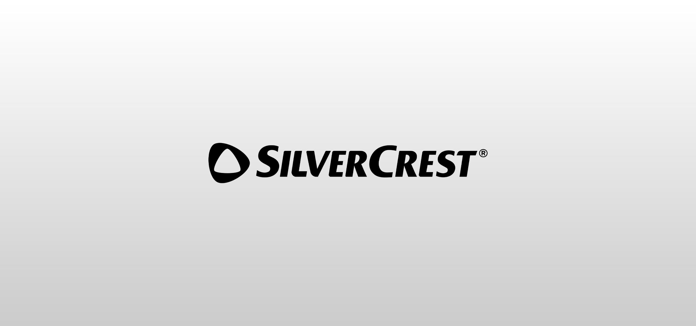 Logotip SilverCrest na svetlo sivi podlagi.