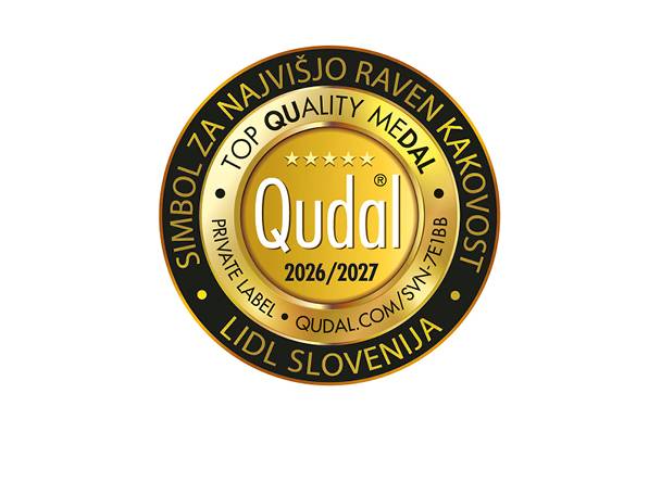 Zlata medalja za vrhunsko kakovost zasebne blagovne znamke 2026/2027.
