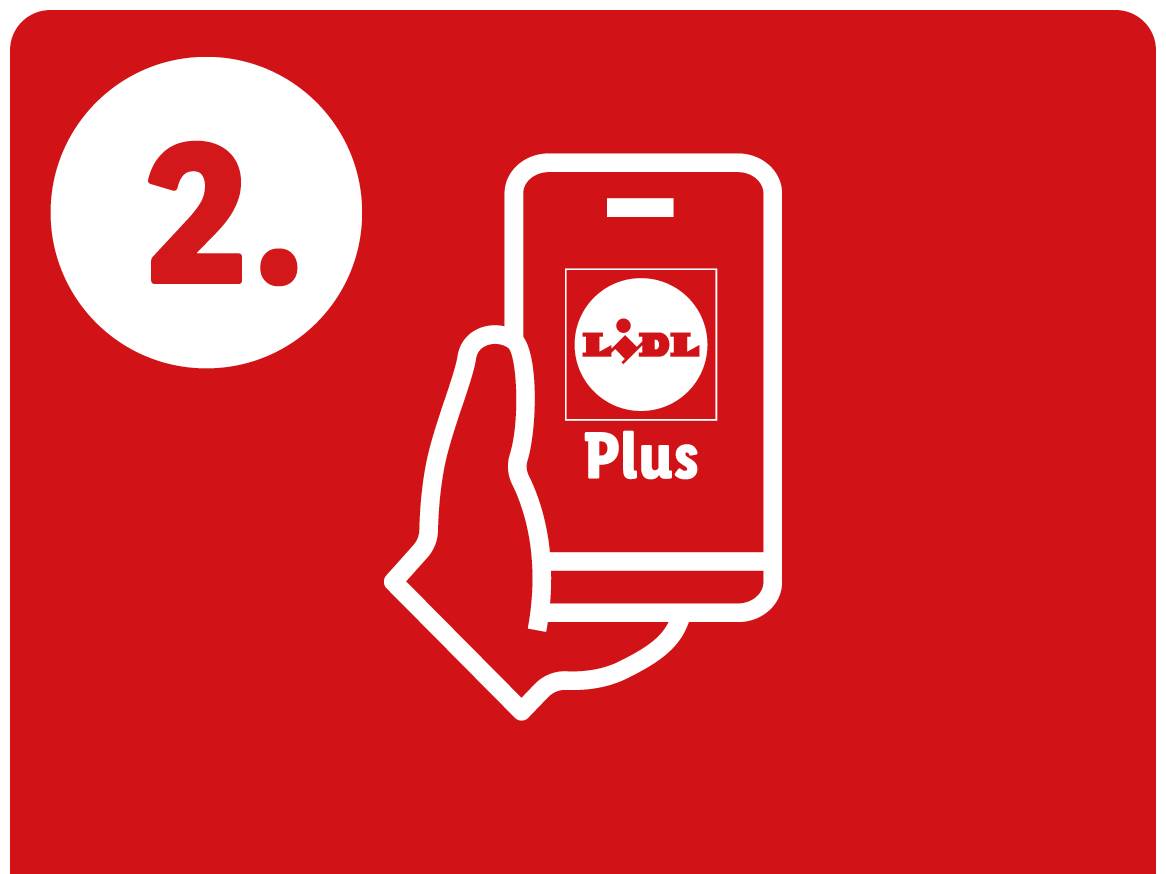 2. korak: Skenirajte kodo Lidl Plus s svojim pametnim telefonom.