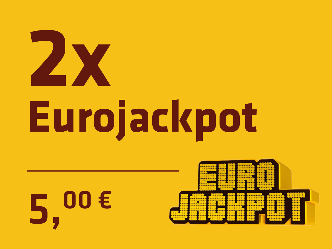 2x Eurojackpot za 5,00 €