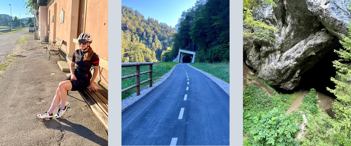 Kolesarska pot Štrekna vas popelje skozi tunele in mimo čudovitih gozdov.