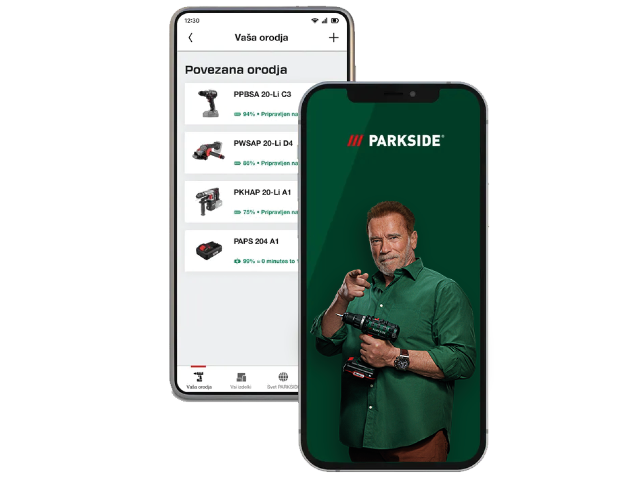 PARKSIDE aplikacija za vse IOS in Android uporabnike