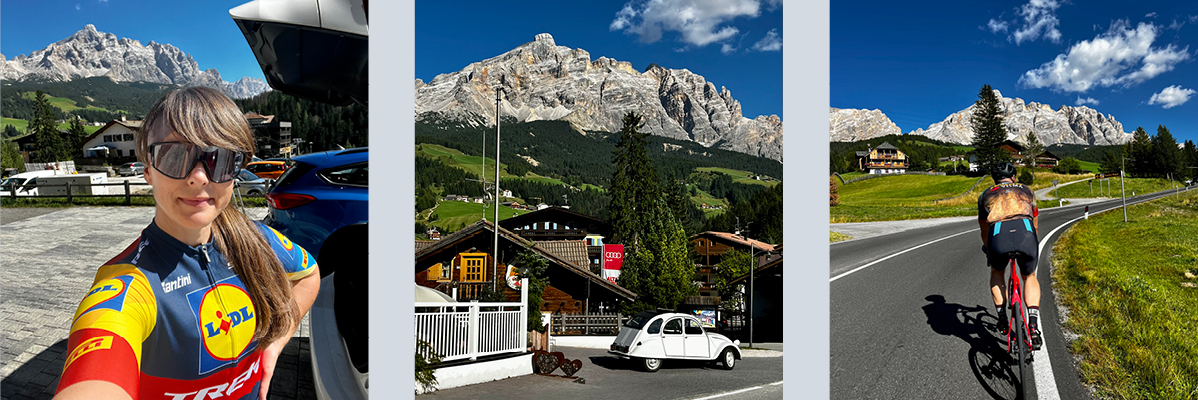 Kolesarjenje, Lidl dres, Dolomiti.
