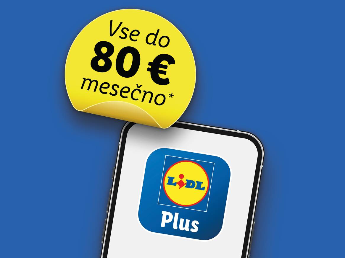 Prihrani še več z Lidl Plus!